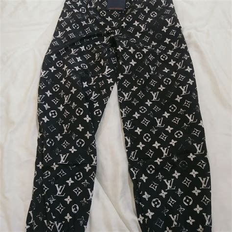 louis vuitton pj pants|louis vuitton denim pants.